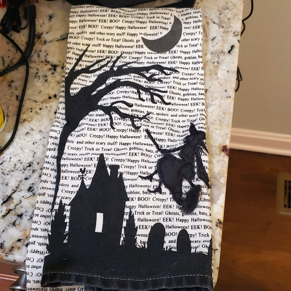 Witch Halloween hand towel